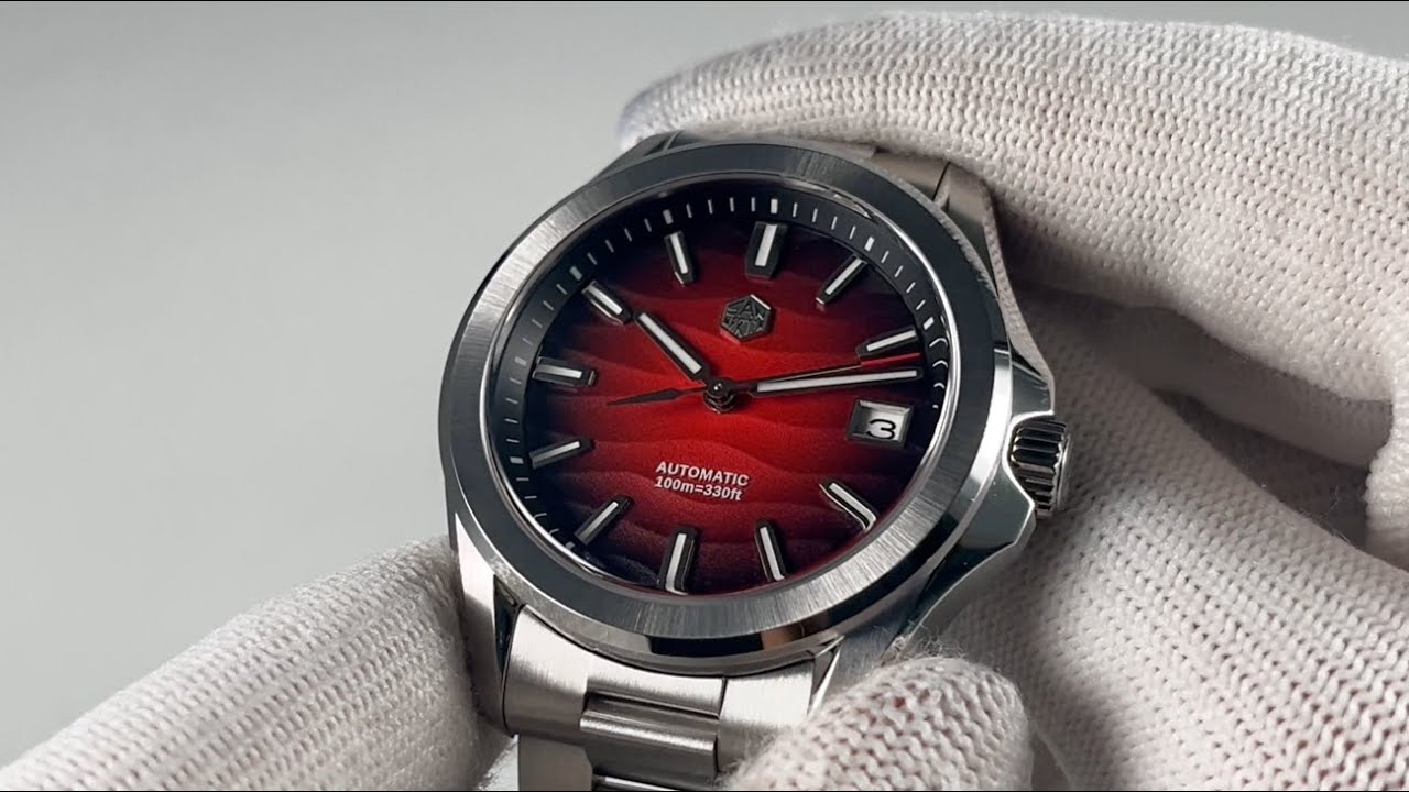 San Martin SN0129-G-C New Gada Watch 39mm Desert Texture Dial.#sanmart&iacute;n
