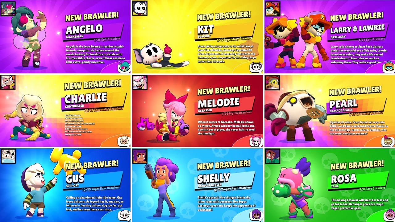 All 78 Brawlers Unlock Animation