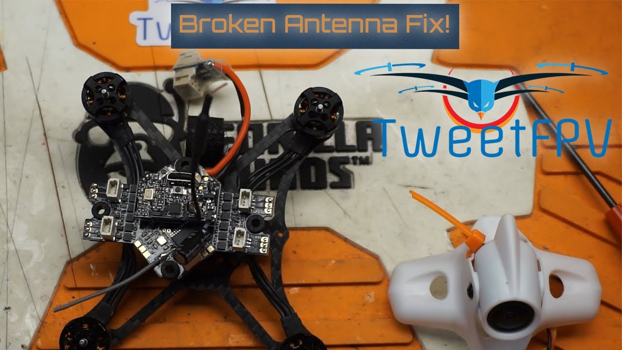 How to repair Emax Tinyhawk 2 race antenna.