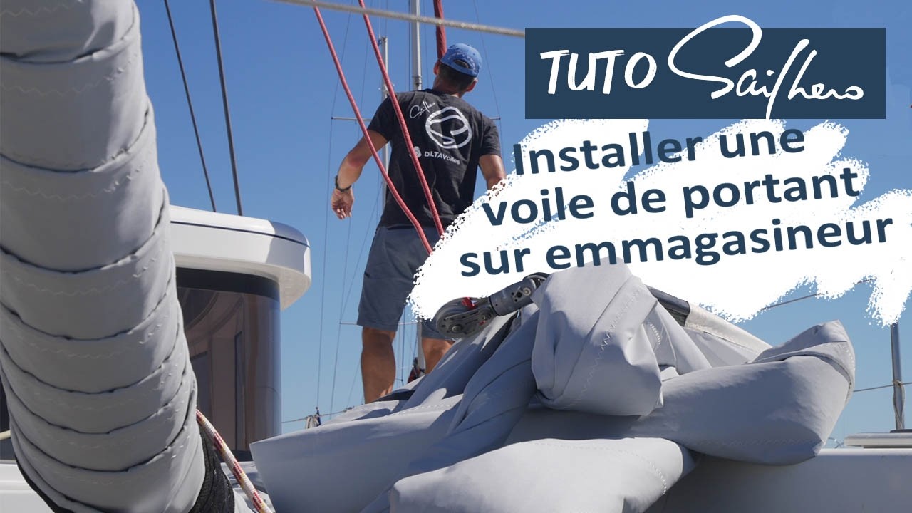 Tuto : Installation Code D, Code zéro, Gennaker sur emmagasineur | Sailhero