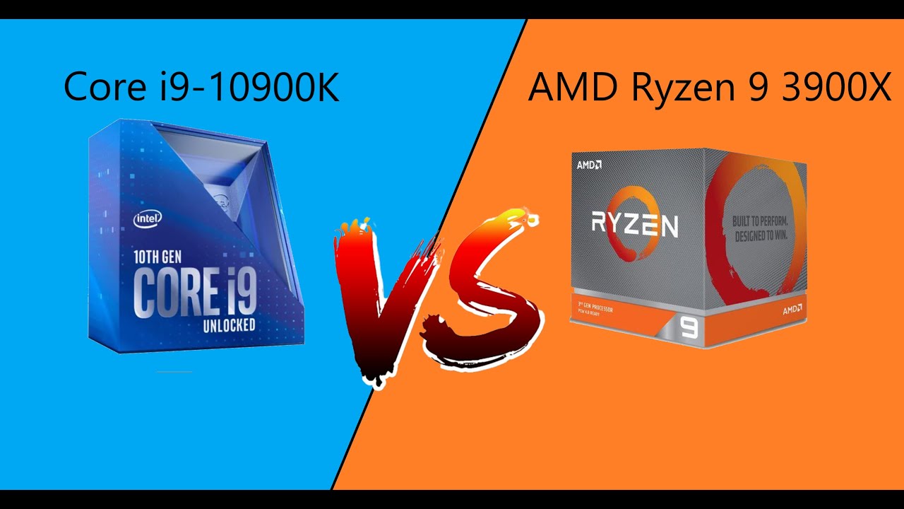 INTEL Core i9-10900K VS Ryzen 9 3900X  / WYCIEKŁY TESTY/