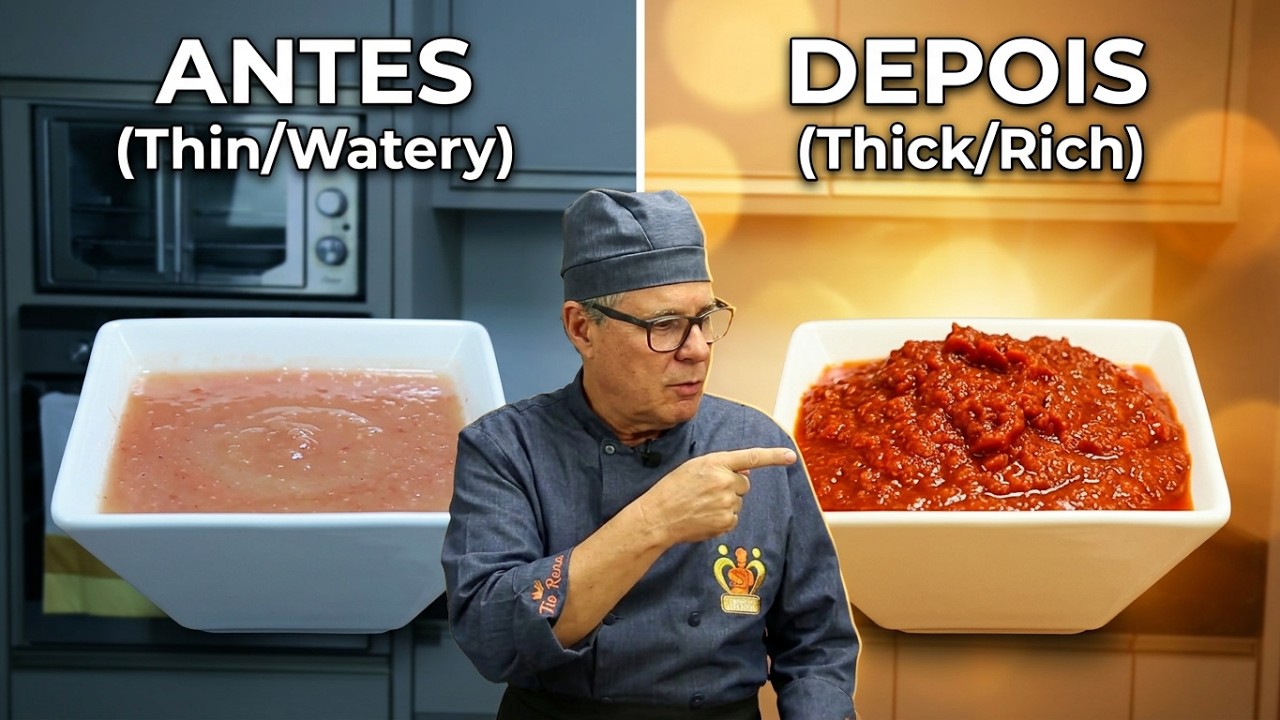 FIZ MOLHO DE TOMATE FÁCIL E RÁPIDO