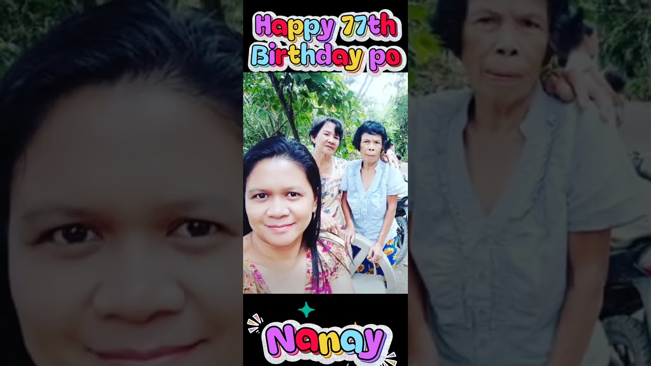 Happy 77th Birthday Nanay//Feb. 8, 2026