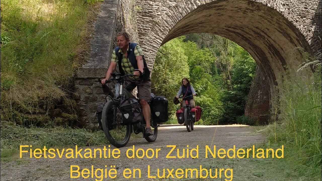 Fietsvakantie door Zuid Nederland, / Vennbahn / België en Luxemburg / bikepacking / Cycling holiday.