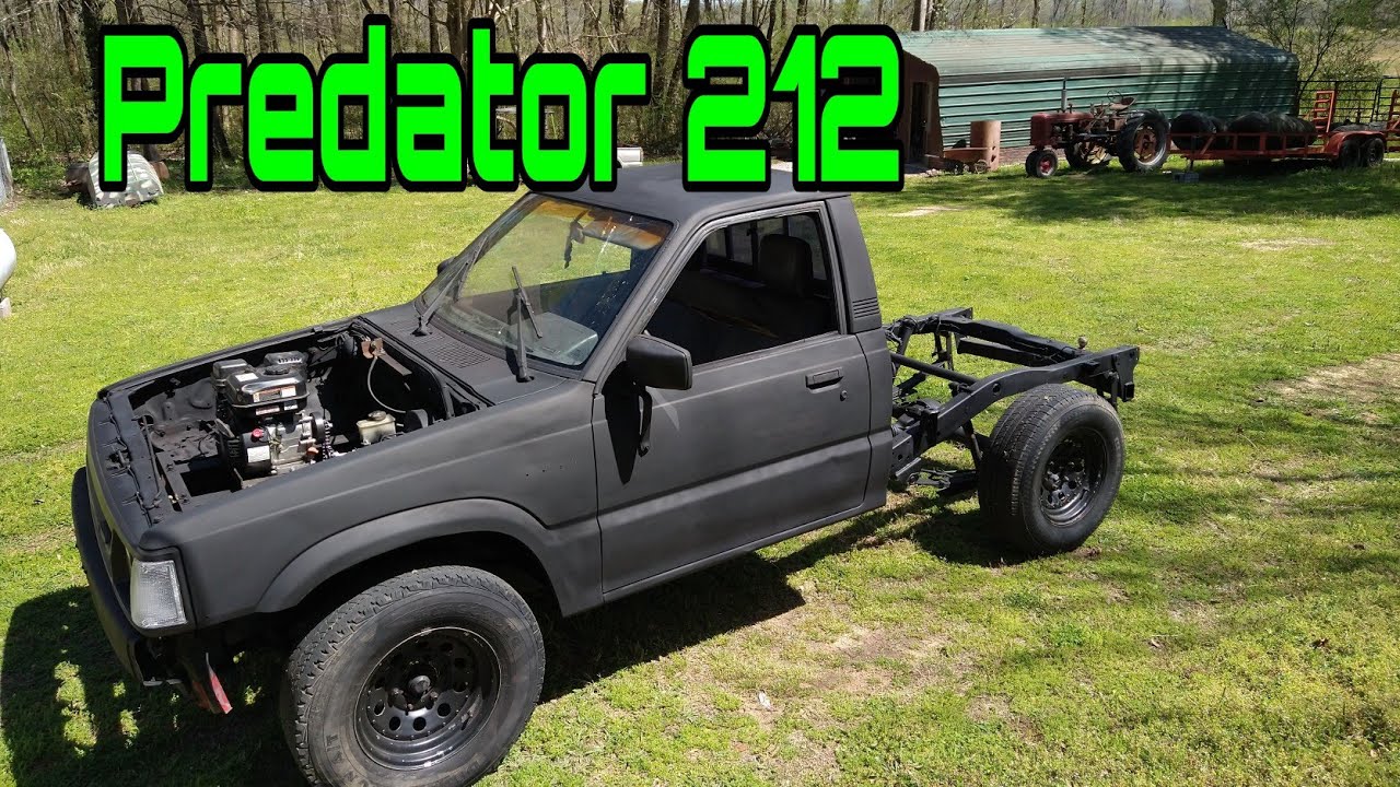 Predator 212 6.5 HP truck at Keyfarm gets some upgrades. Paint, lights, new sprocket, new top speed.