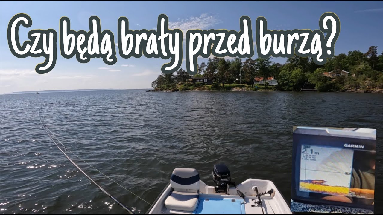 Czy będą brały przed burzą?? Pierwszy wypad z łodzi w tym  roku. Jak zabudowałem swoja łódz?