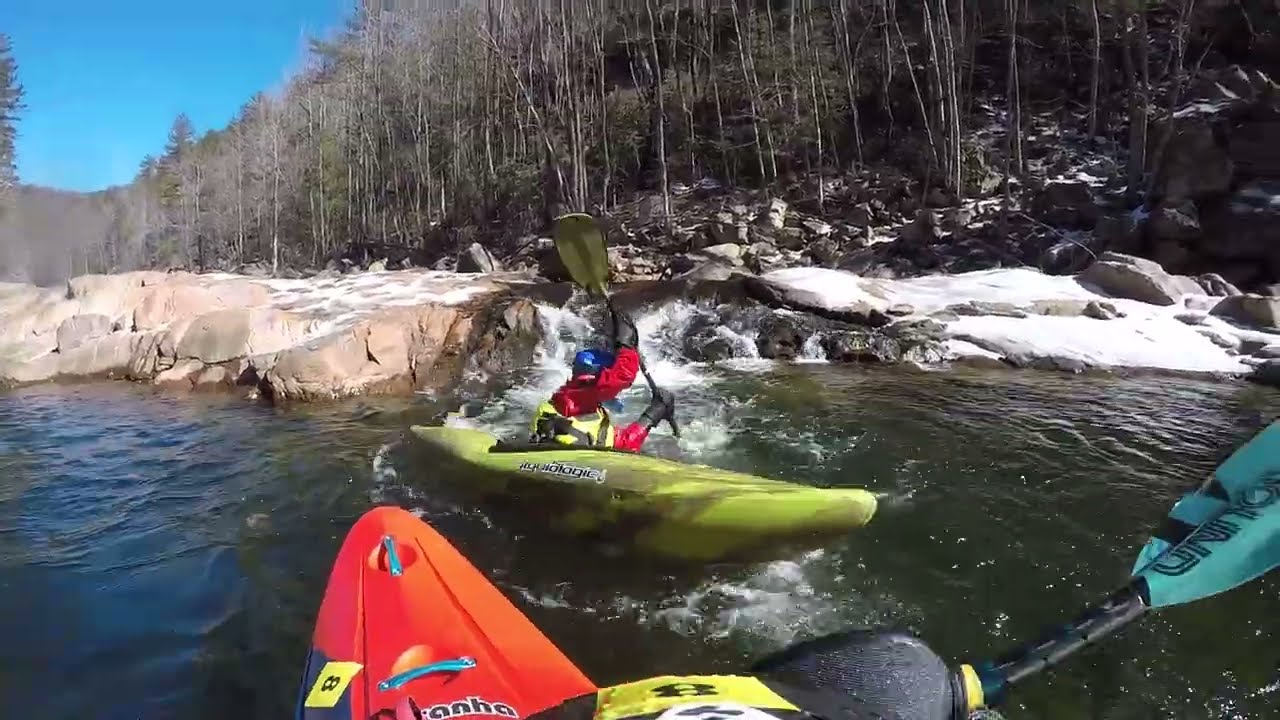 RIVER'S FIRST PADDLE FAST ON WILSON CREEK