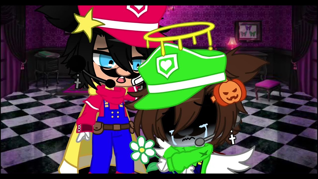 Beta Mario meets IHY Luigi (Gacha Version) || Creepypasta || Gacha Club || Mario's Madness V2 ||