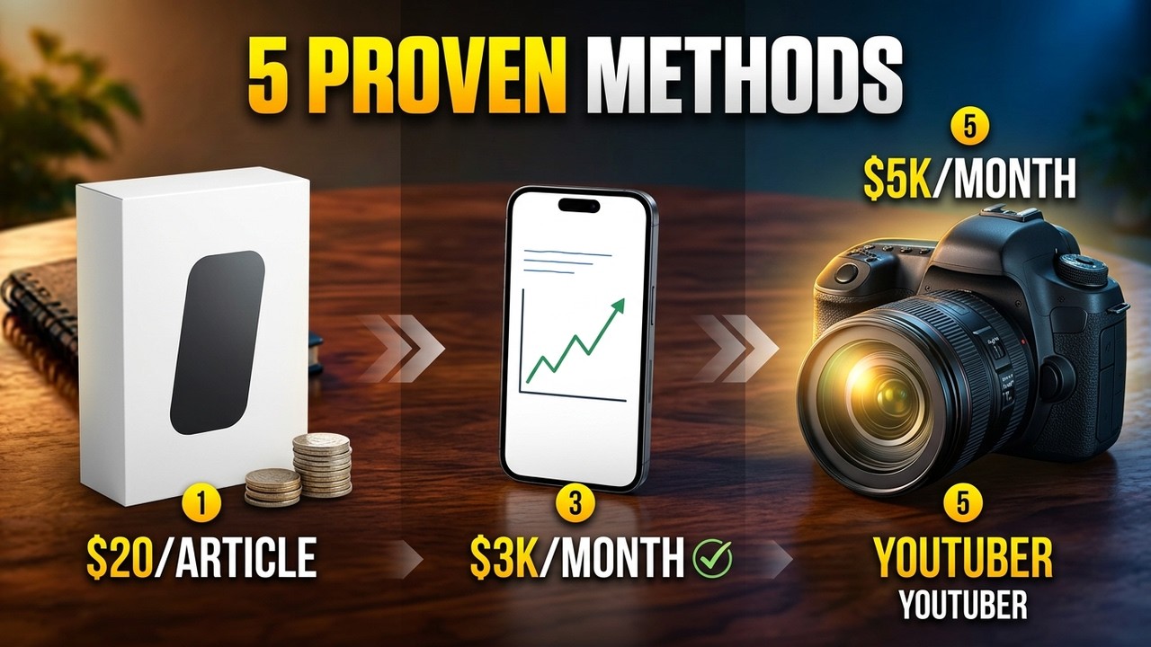 How to Make Money Online for Beginners: 5 Methods That Work in 2026