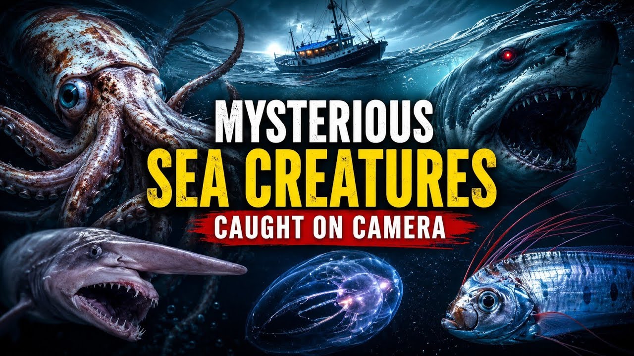 The Ocean&rsquo;s Most Mysterious Creatures Ever Recorded#ancientearth#prehistoricanimals 