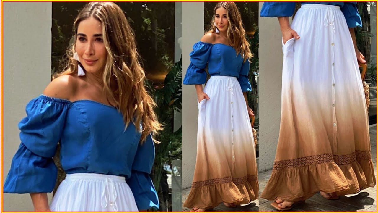 FALDAS LARGAS TENDENCIA 2023, VISTE CÓMODA ELEGANTE  Y MODERNA!! VESTIR BIEN CON FALDAS 🔥