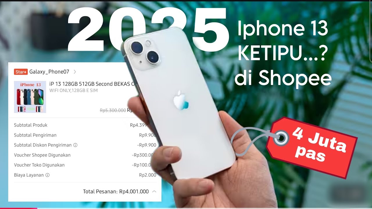 iPhone 13 Shopee Nekat beli di Toko Oren Cuma 4 Juta Pas | Tokonya Galaxy_Phone07