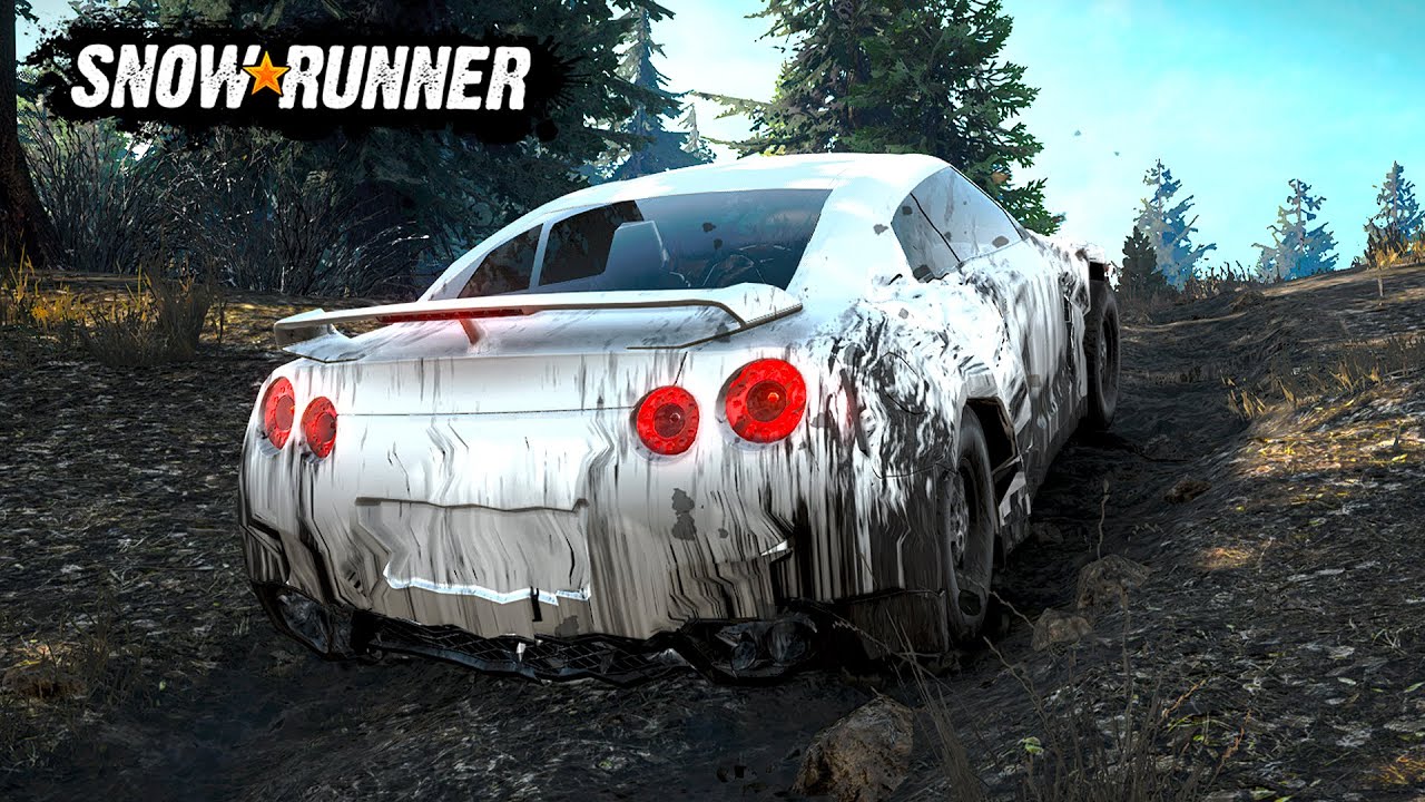 Apavorando de GTR na LAMA! - SnowRunner #4
