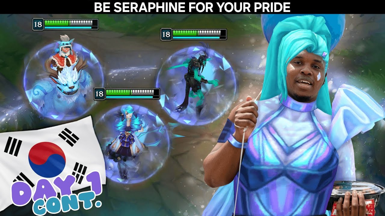 BE 🌈 SERAPHINE 🎤 FOR 💅 YOUR ✨ PRIDE 🏳️&zwj;🌈‼️ (DAY 1 OF ENDING KOREAN SERVER)