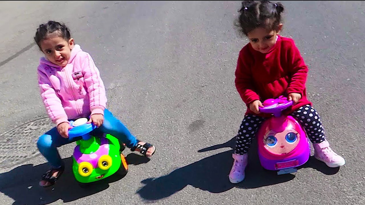 تفحيط بالحارة لولو وتوتو !!