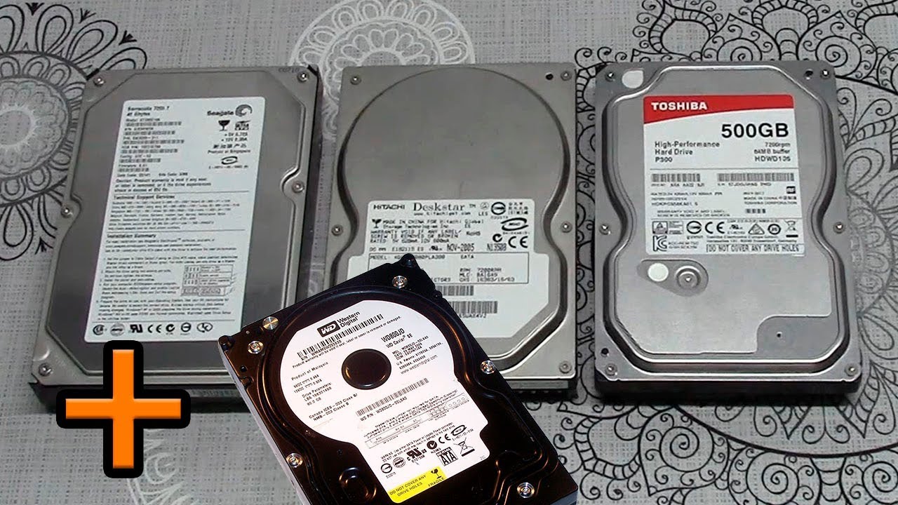 Разбираем 3 HDD + 1 бонусный. 12 лет разница в выпуске.
