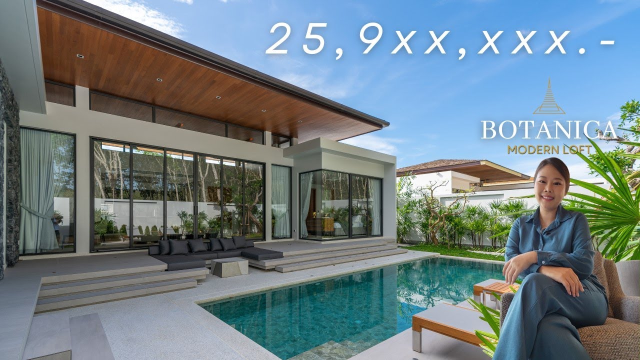 บ้านพูลวิลล่า BOTANICA MODERN LOFT II PHUKET ภูเก็ตพูลวิลล่า