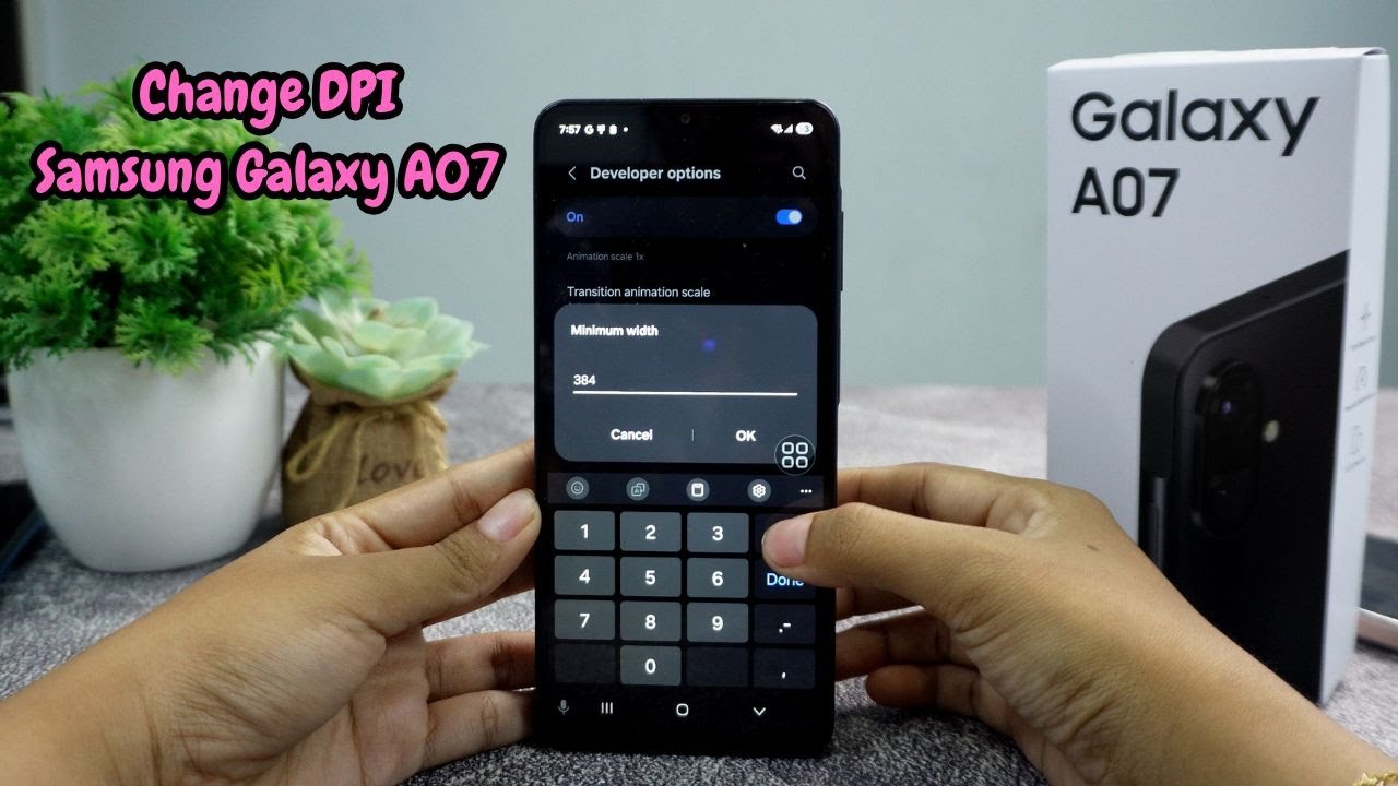 How To Change/ Setings DPI Samsung Galaxy A07