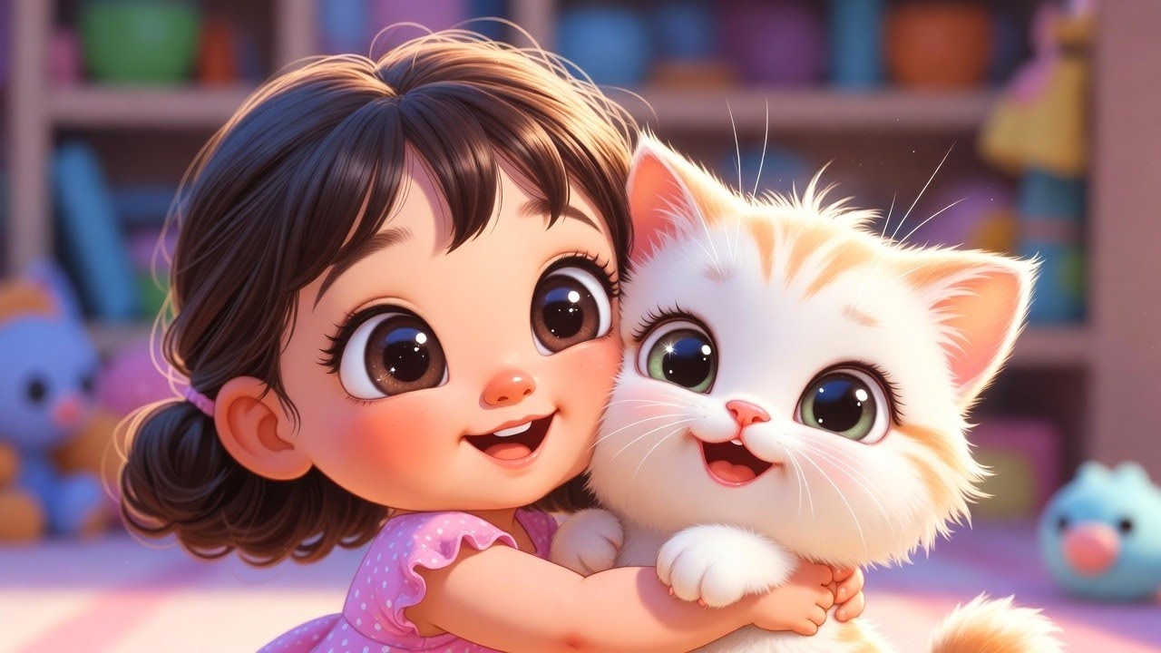 Billi Meow Meow 🐱 | Hindi Nursery Rhymes | Hindi Rhymes #nurseryrhymes #cartoon #youtubeshorts #baby