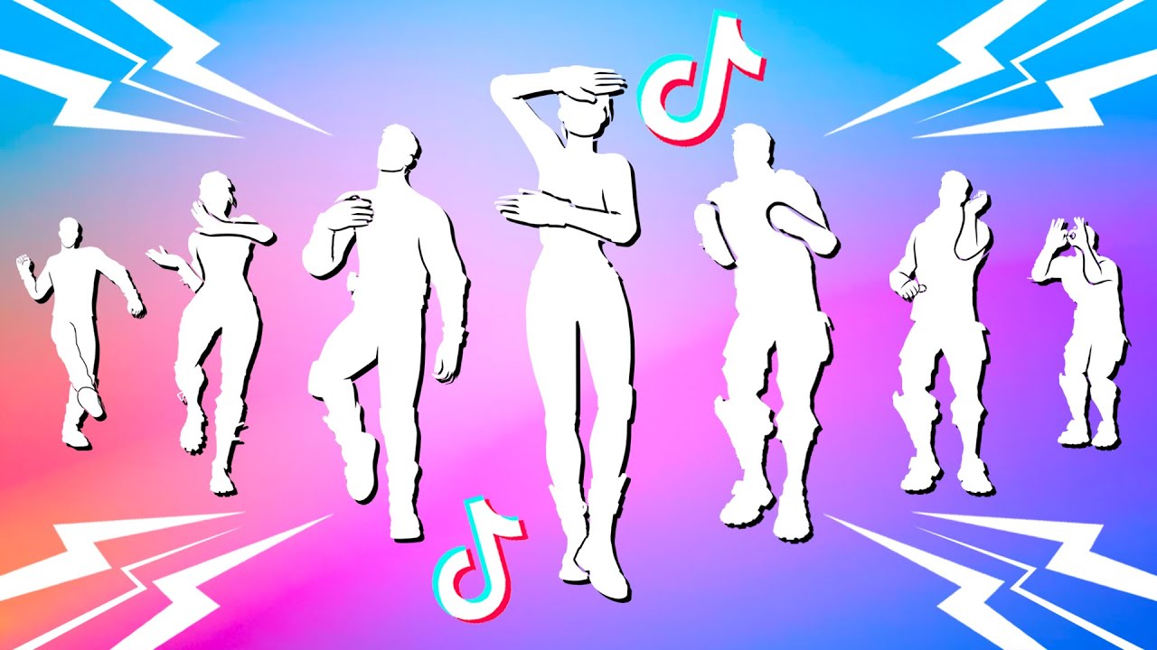 🤩 All Popular TikTok Dances & Emotes in Fortnite! (Tik Tok, Out West, The Tylil Dance)