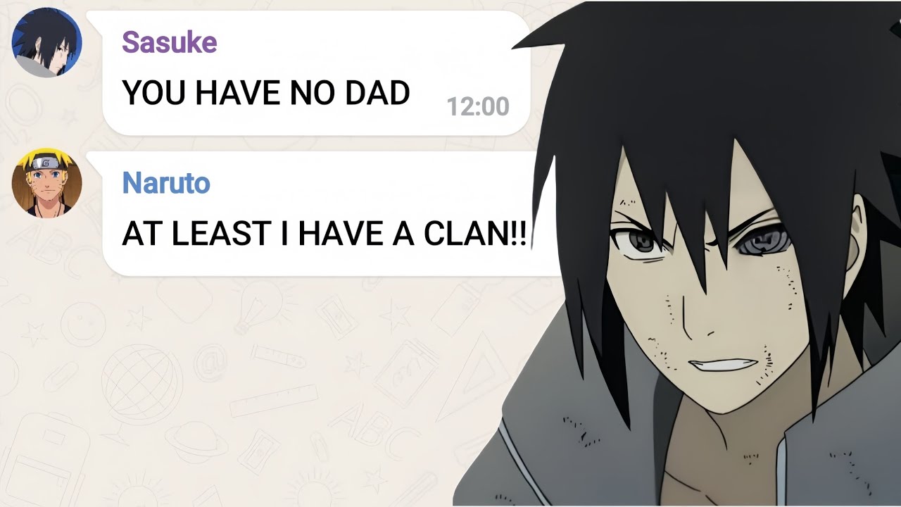 If NARUTO and SASUKE had a ROAST BATTLE...