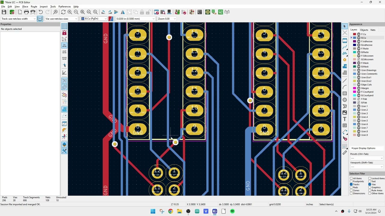 #1805 KiCAD Autorouter