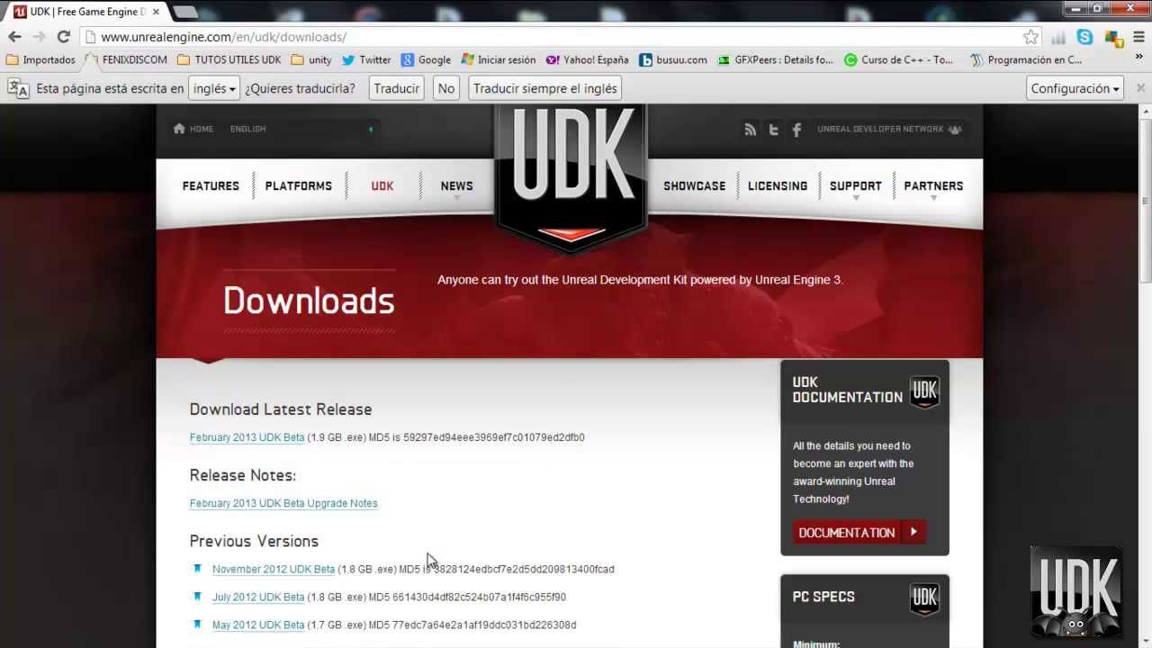 Curso UDK 2013 1 Instalando UDK