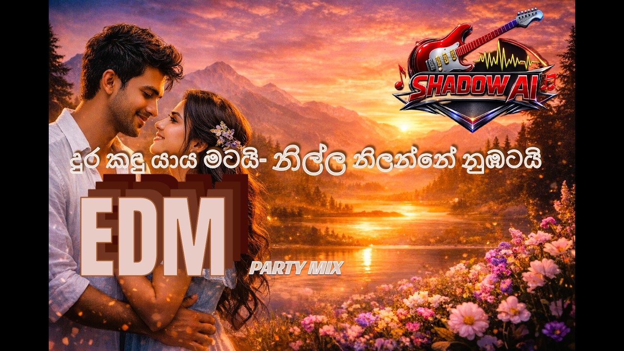 දුර කඳු යාය මටයි- නිල්ල නිලන්නේ නුඹටයි.AI COVER SONG .EDM PARTY MIX
