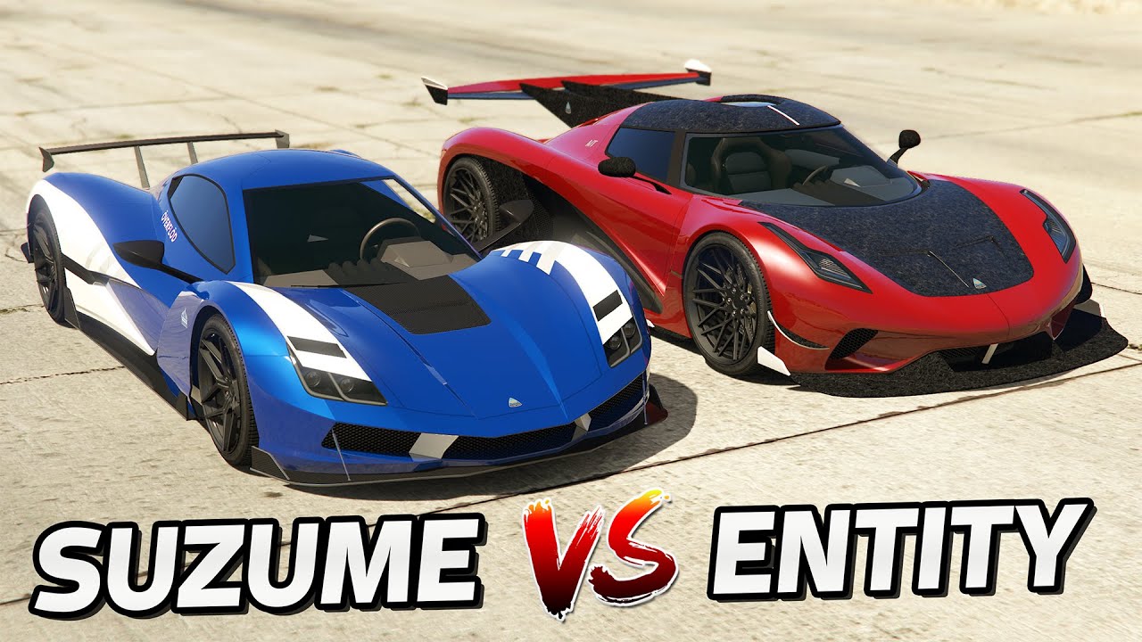 GTA 5 ONLINE - SUZUME VS ENTITY MT (WHICH IS FASTEST?)