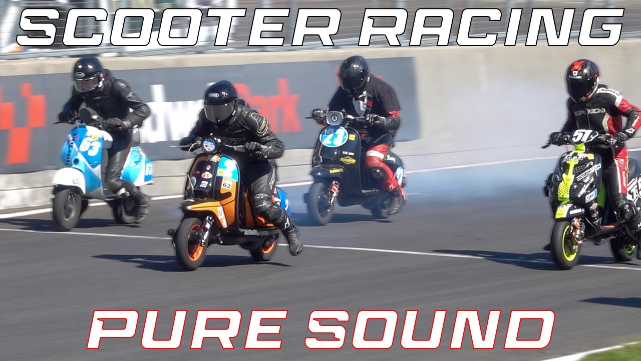 BSSO SCOOTER RACING - Vespa & Lambretta Super Scooter Pure Sound - Cadwell Park