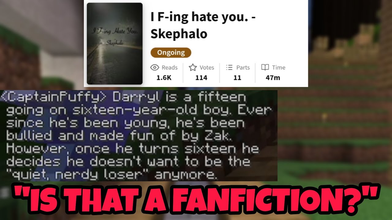 badboyhalo recognises a skephalo fanfiction (ft. puffy)