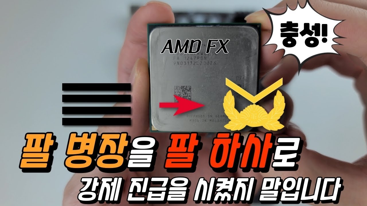 전역한 팔병장을 팔하사로 강제 진급시켰습니다