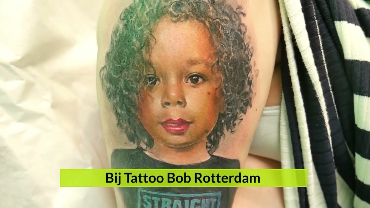 Tattoo kleuren portretten bij Tattoo Bob