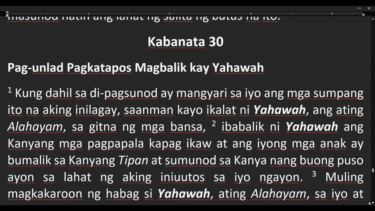 Deut 29 31 Kailan naitatag ang Makalangit na Kaharian?