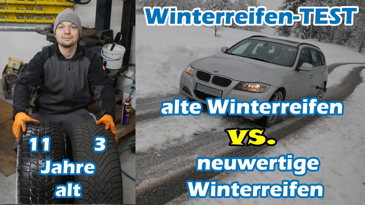Winterreifen Test - alte Winterreifen vs. neuwertige Winterreifen - Lohnt sich der Neukauf