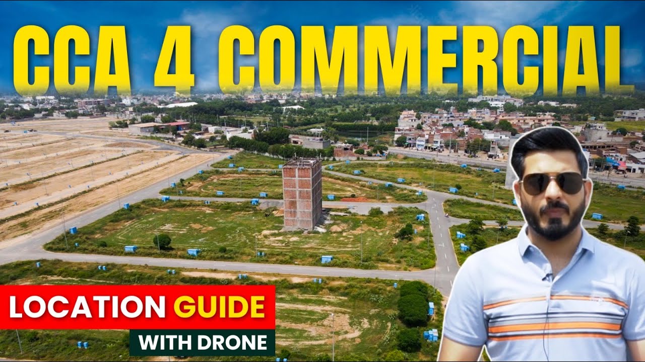 DHA Lahore Phase 7 CCA 4 Commercial Location Guide - Drone Visit | Full Guide Video