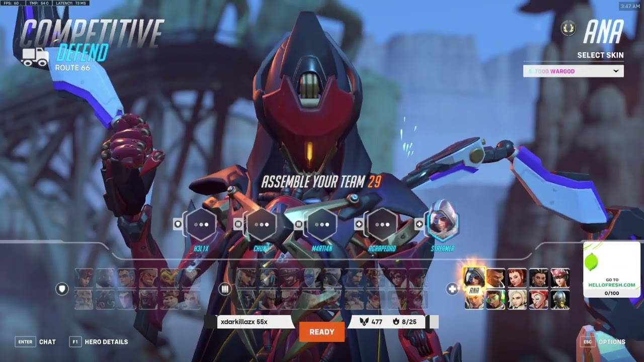 75% Accuracy! Gale Ana Overwatch 2 Season 10 Gameplay Top 500