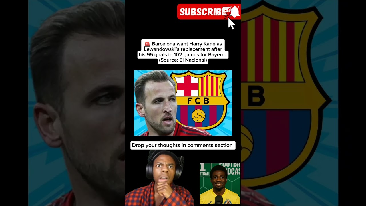 Barcelona Want Harry Kane! Lewandowski&rsquo;s Replacement Already Chosen? 😳🔁