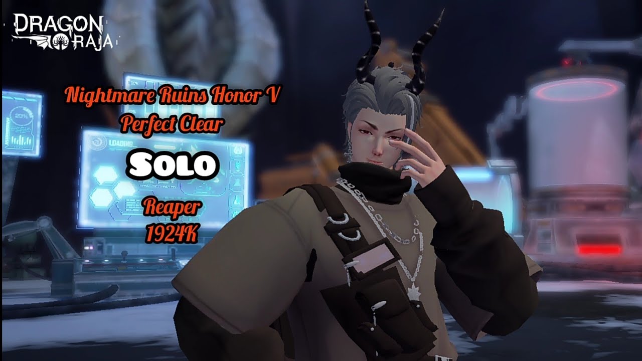 Code Level 165: Nightmare Ruins Honor V Perfect Clear (Solo) Reaper 1924K