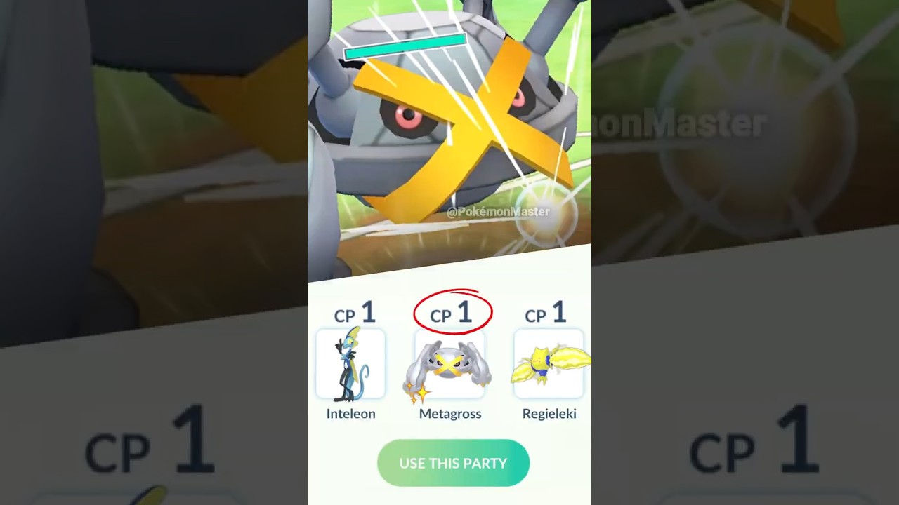using LeveL 1 (Legendary, Starter, Pseudo Legendary) Team in Pokemon GO.