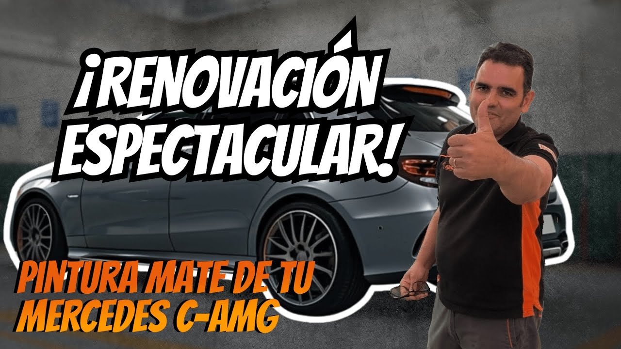🔥 &iexcl;RENOVACI&Oacute;N ESPECTACULAR! 🔥 Pintura Mate de tu MERCEDES C-AMG 🚗