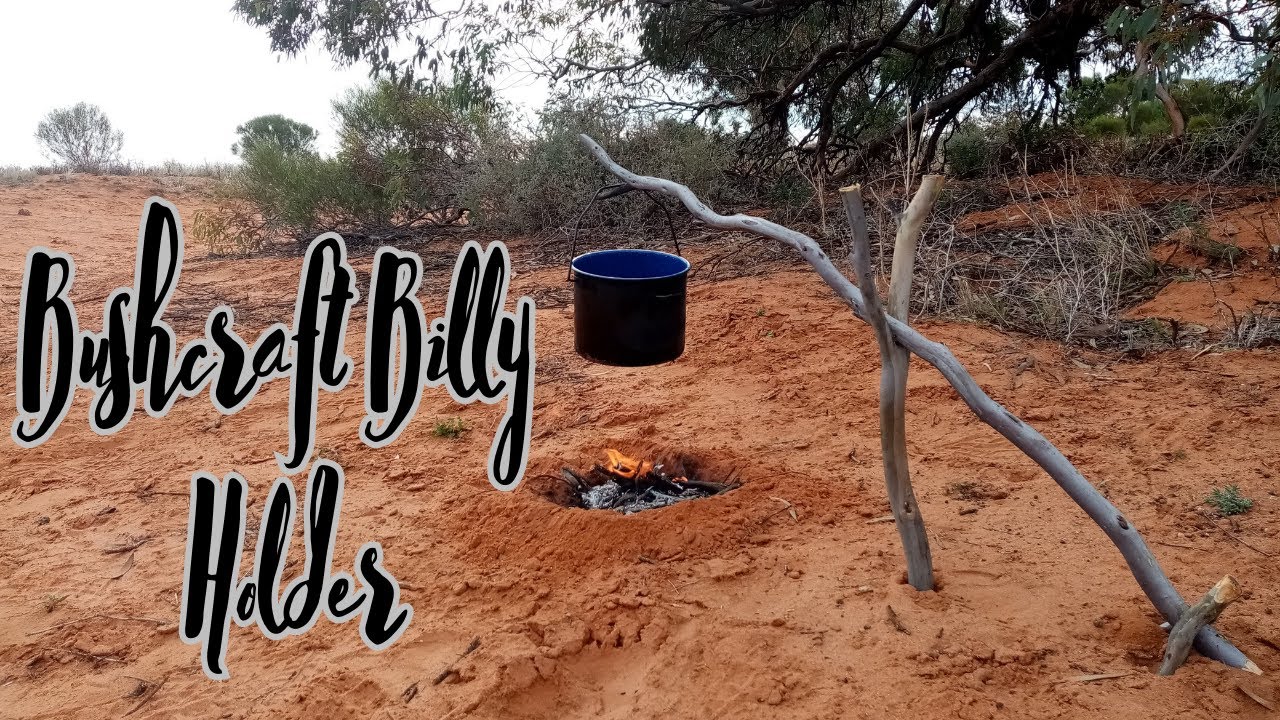 EASY BUSHCRAFT BILLY HOLDER | POT HOLDER | Easy Bush Craft Projects | #bushcraft #australia #camping