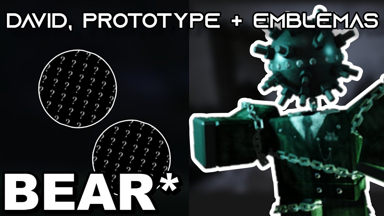 [SKINS SECRETAS] David, Prototype + badges THE CARD +????? BEAR*