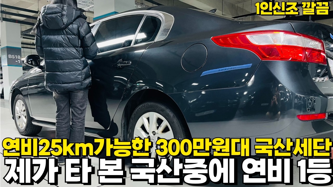 실연비25km 나오는 300만원대 국산세단!고장도 안남