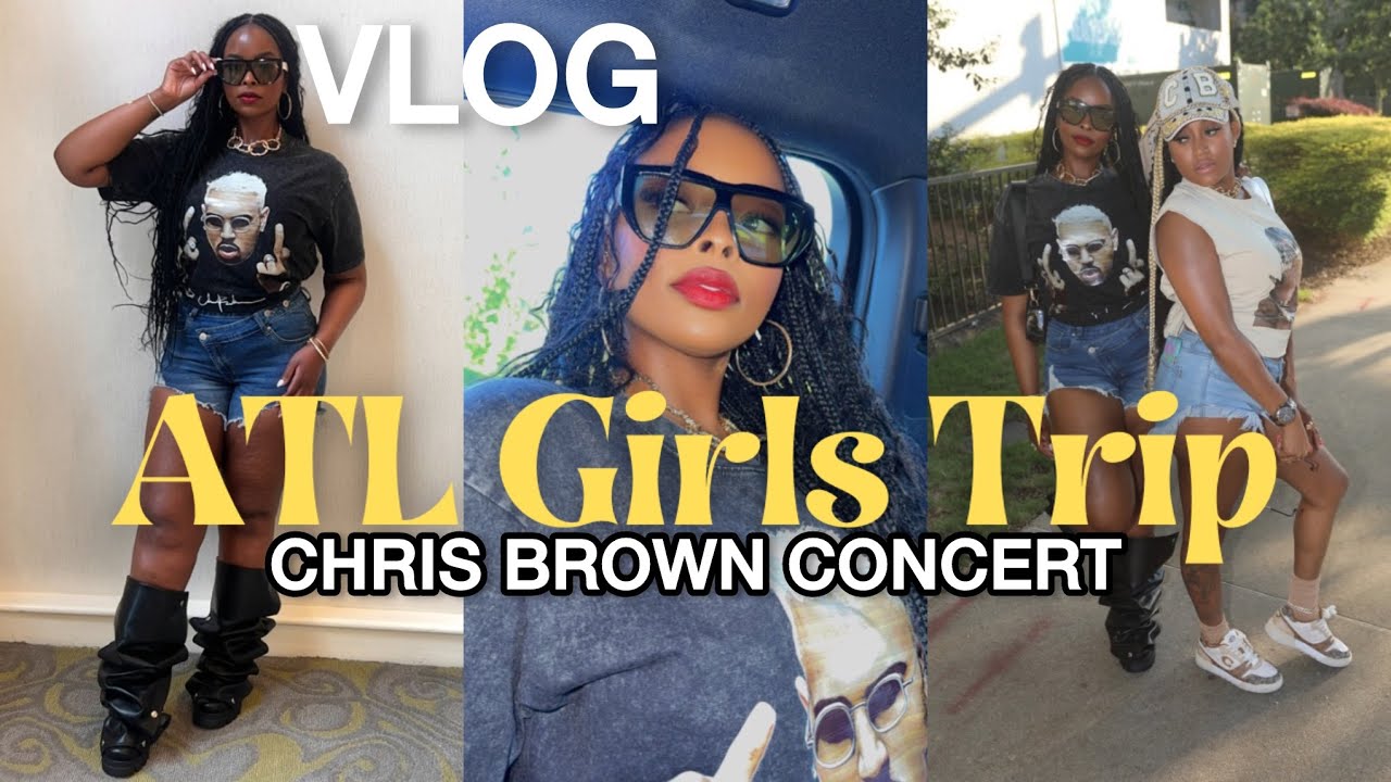 Weekend Girls Trip ✈️ | Chris Brown Breezy Bowl 2025 Experience (ATL Vlog)