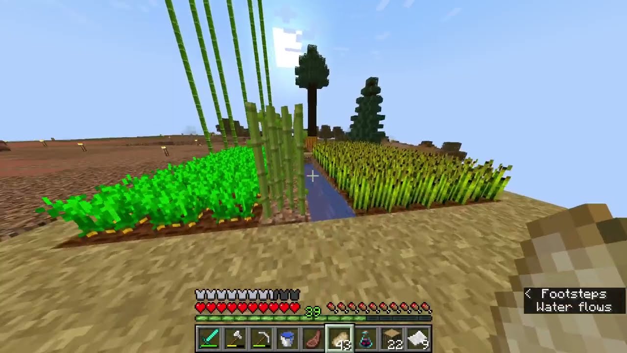 Minecraft Vanilla ep 14:upgrade la ferma  veche de legume plus mici povesti