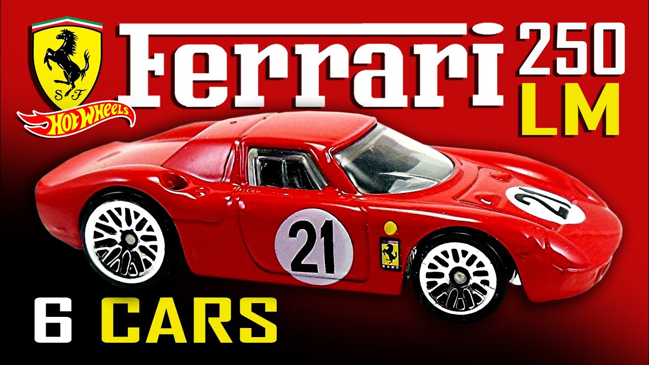 @Hot Wheels Ferrari 250 LM Complete 6 cars.( 2007 - 2009)