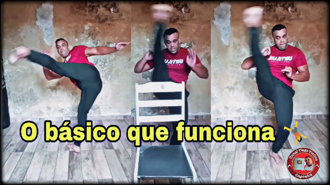 Treino de capoeira em casa b&aacute;sico