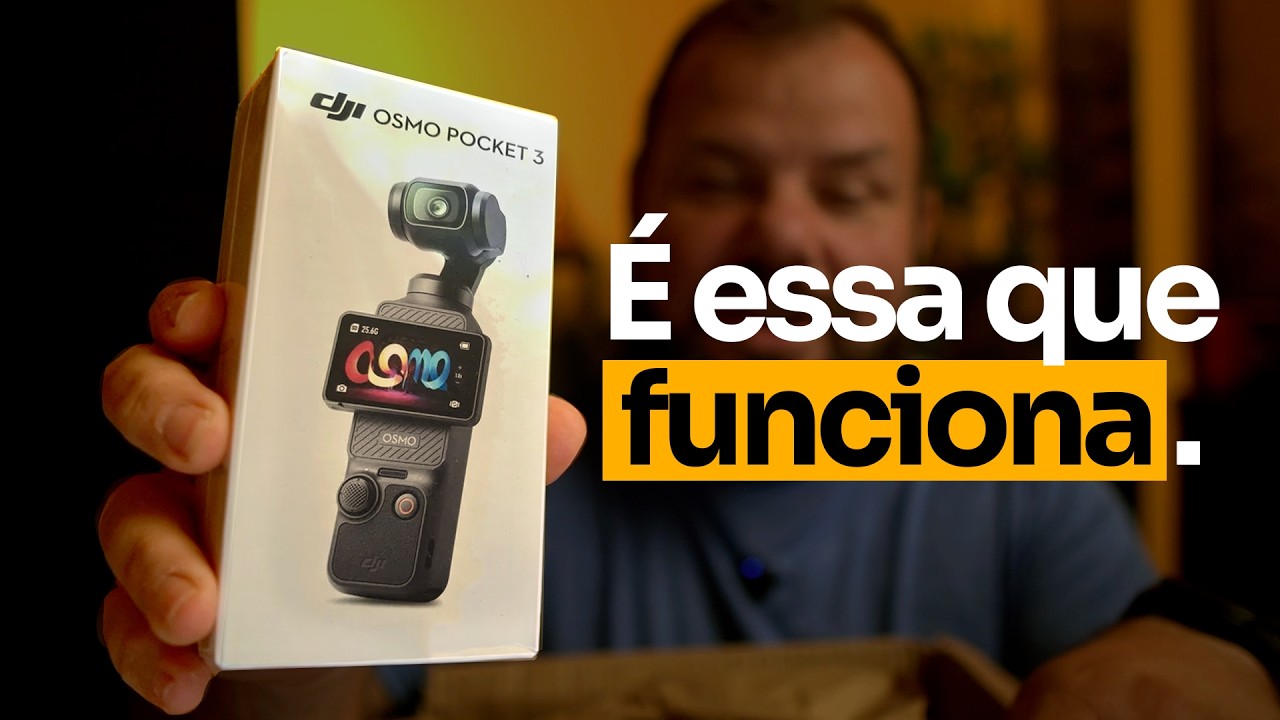 UNBOXING com REVIEW da OSMO POCKET (o mais sincero)