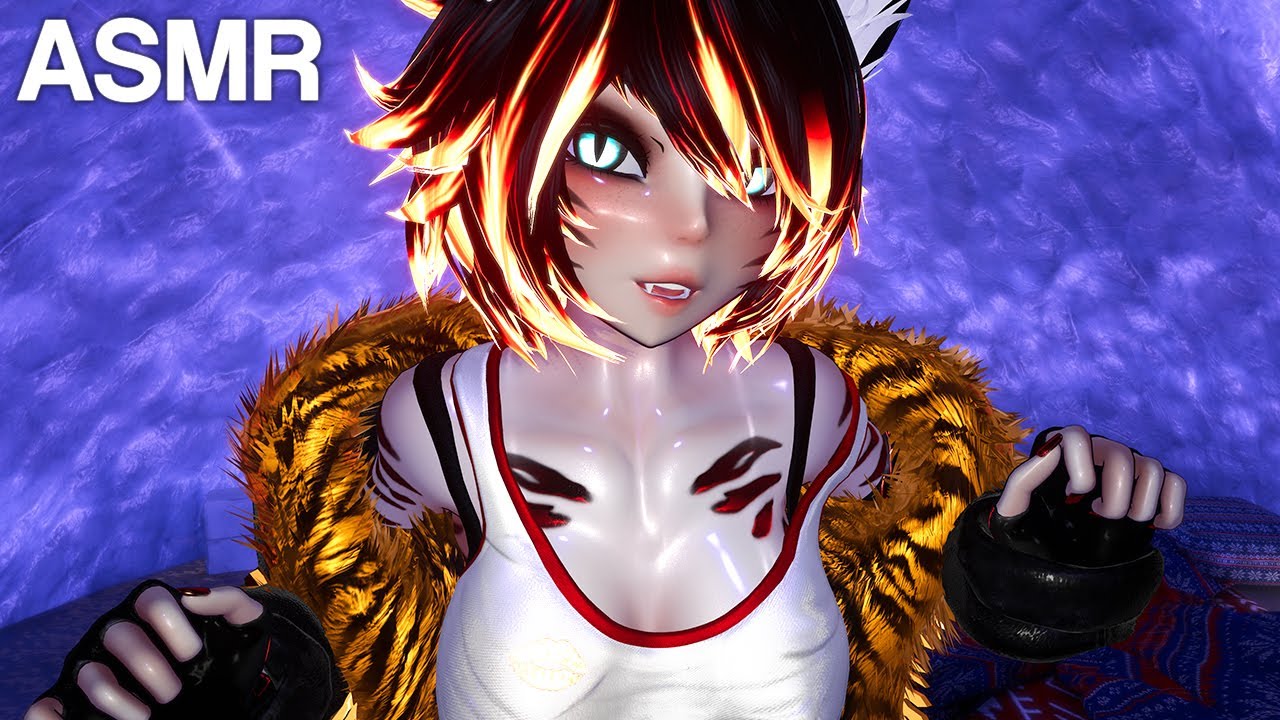 ASMR Keeping You Warm With Exhales & Ear Rubs [3Dio] - VRChat